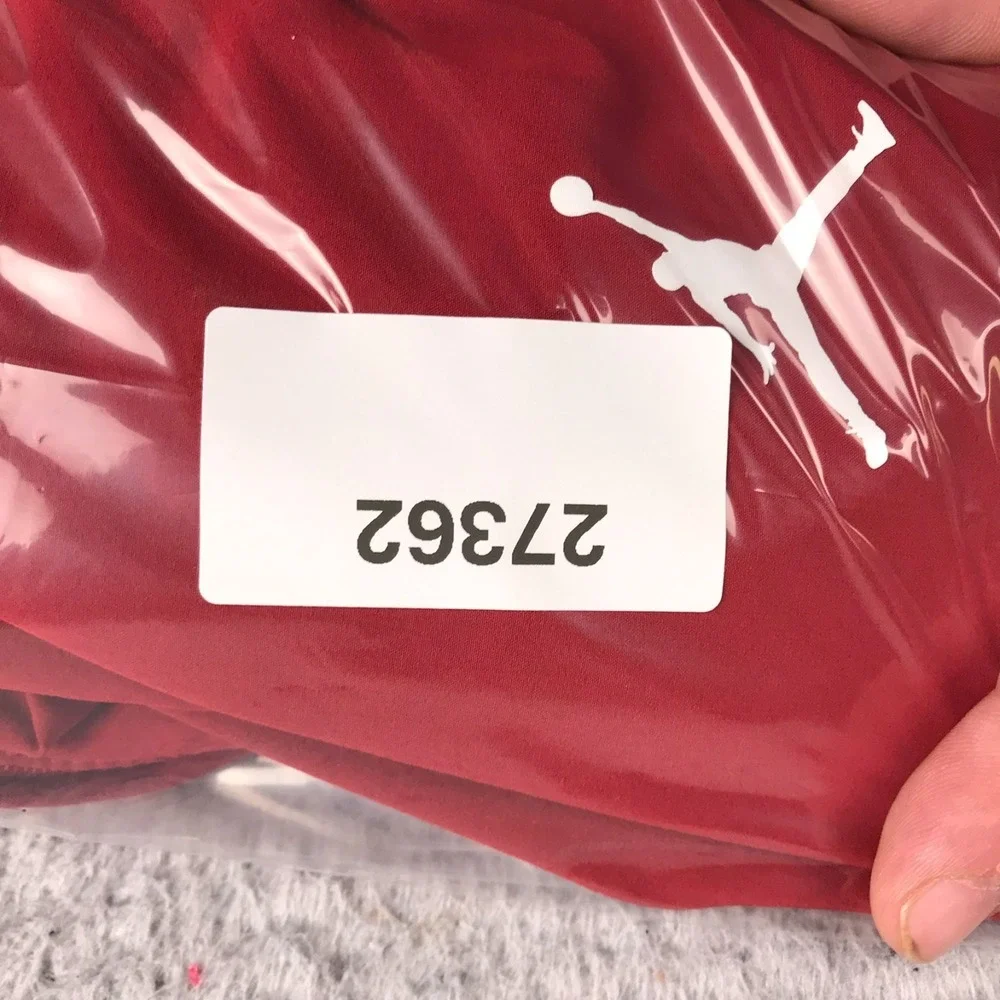 Jordan OU Oklahoma Sooners 1/4 Zip Pullover‎ Mens 2XL Red Hooded Windshirt
